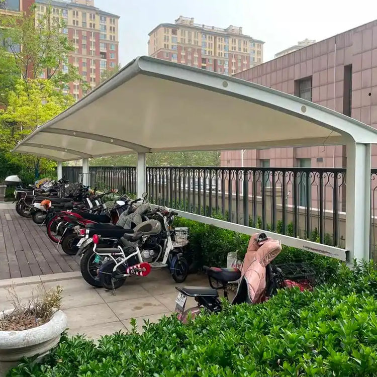 荔湾区膜结构电动车棚